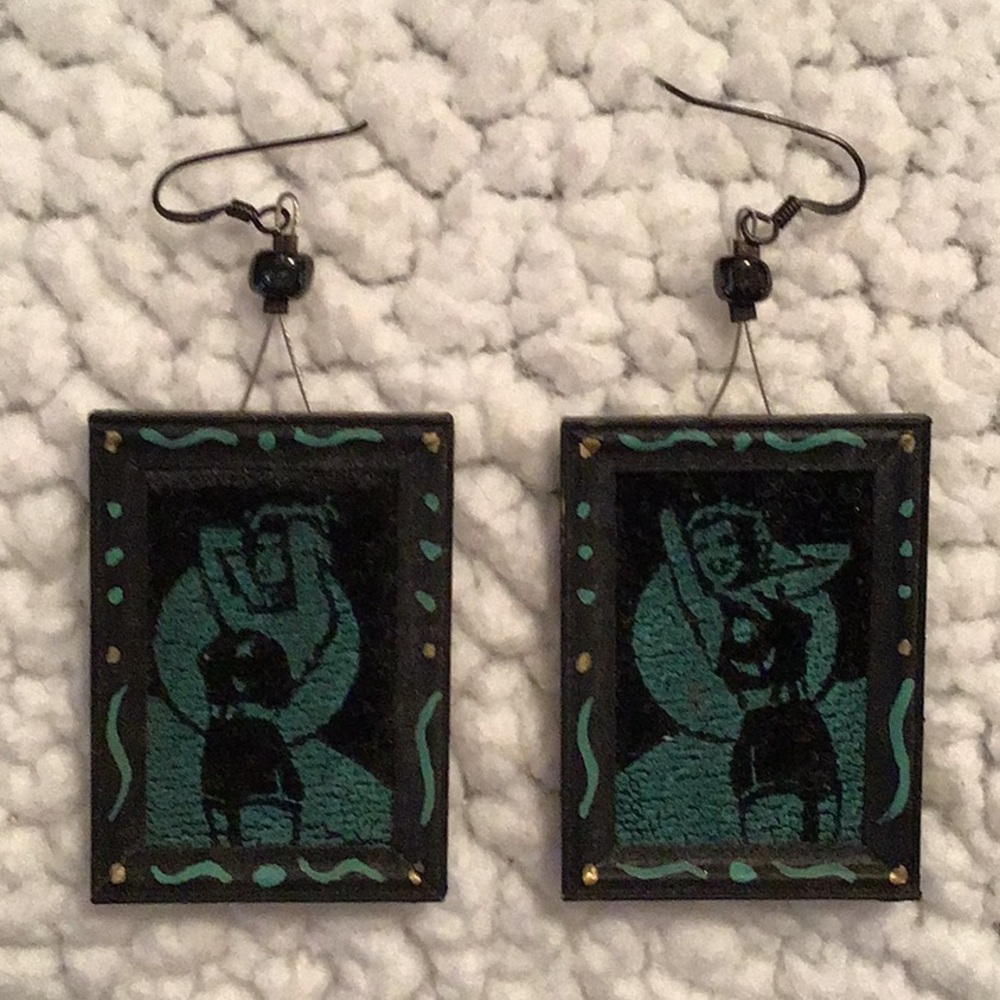 Retro Bathing Beautee Earrings